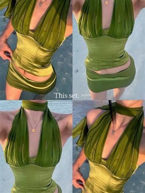 outfits aesthetic verdes green outfit ideas aesthetic women tops