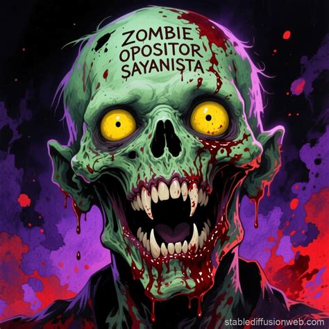 a zombie with mouth wide open Prompts | Stable Diffusion Online