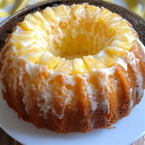 Pineapple Cream Cheese Bundt Cake: A Tropical Twist on Classic Comfort ...
