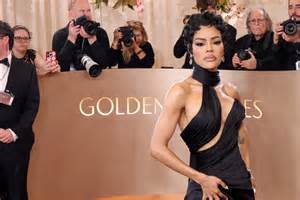 Globes red carpet: chic black, naked dresses and a bit of politics