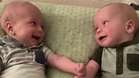 Mom Shares Video Of Baby Twins Communicating For First Time