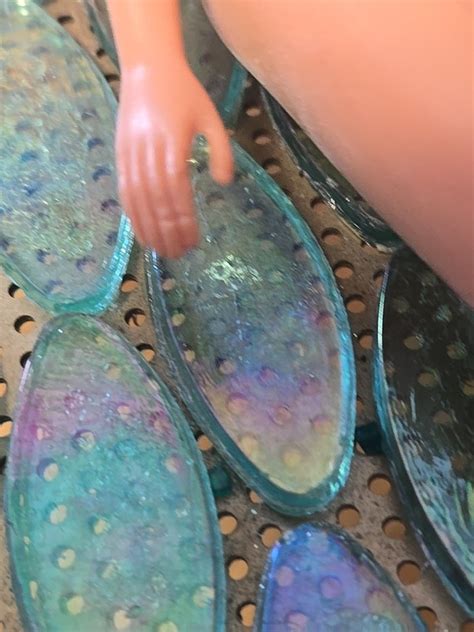 Barbie Fountain Mermaid Doll Pink Hair Tinsel Bangs HTF Nude Estate LV