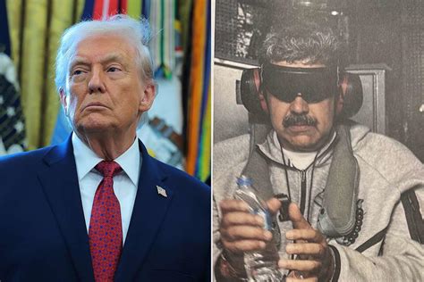 Trump Shares Photo of Captured Venezuelan President Nicolás Maduro