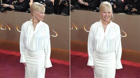 Video: Pamela Anderson back to blonde at the 2026 Golden Globes | Daily