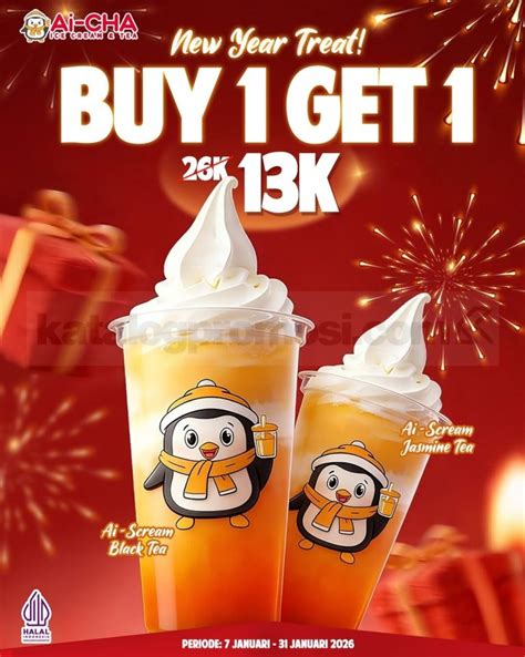 Promo Ai-CHA New Year Treat Beli 1 Gratis 1