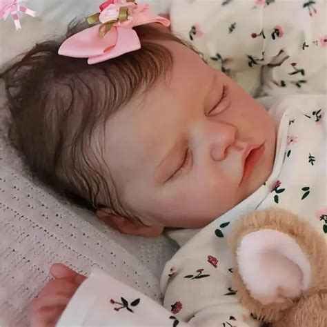 Foto De Bonecas Bebê Reborn - Kbir Wawa Bebê Reborn Realista De Silicone, 48 Cm, 1,1 Kg, C | MercadoLivre