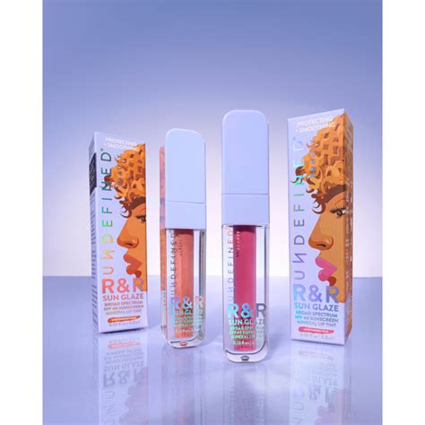 undefined beauty unbothered nude rr sun glaze mineral spf  lip