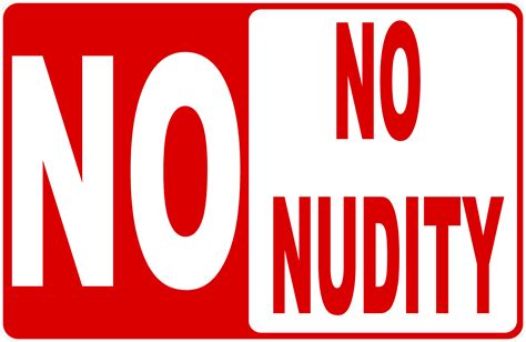 signs by salagraphics No Public Nudity Sign - Shop