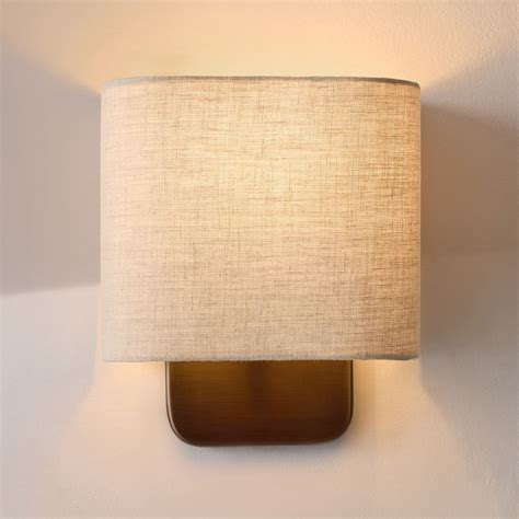 Aleena Sconce (10") | Fabric shades, Wall sconces, Modern sconces