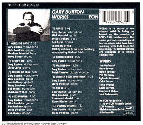 Gary Burton [ECM] with Steve Swallow, Abraham Laboriel, (D'occasion) à