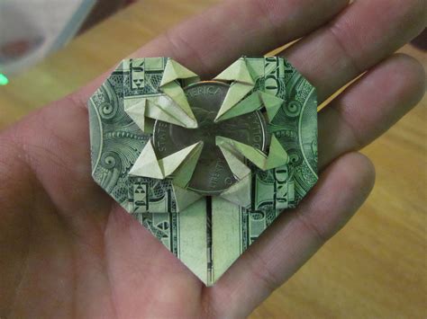 dollar origami  steps instructables
