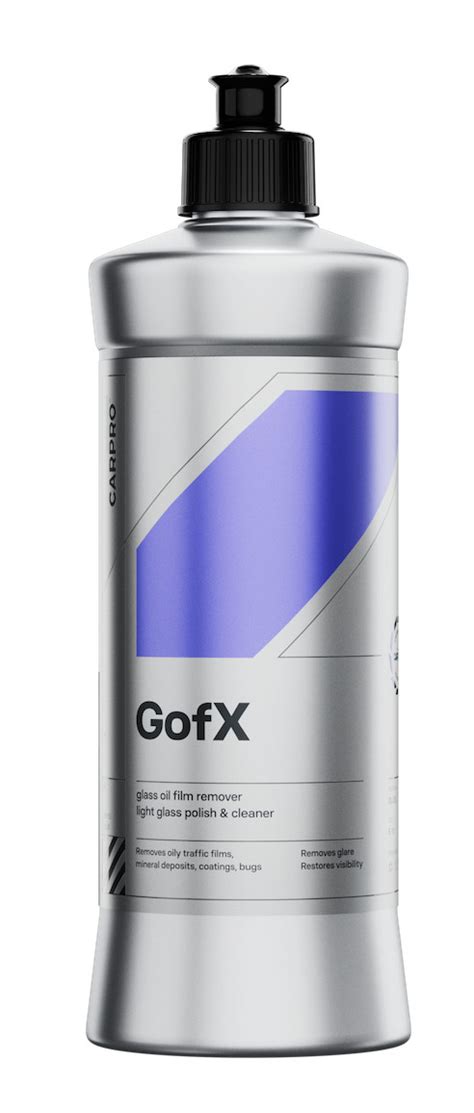 CarPro GofX 500ml | Glass Polish by Hand or Machine | The Clean Garage
