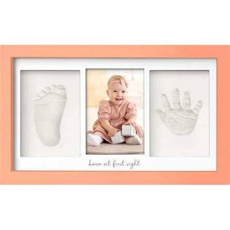 Hand and Footprint Kit - Clay Handprint Keepsake Frame, Picture Frame