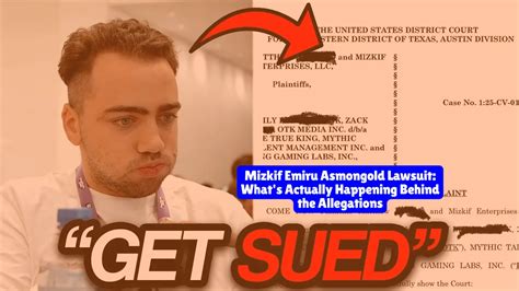 Mizkif Emiru Asmongaold Lawsuit, What's Real Allegations Vs Social