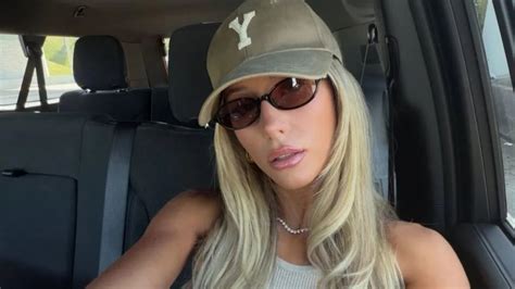 Alix Earle Strikes a Pose in Nude Outfit Held up by Only 2 Strings