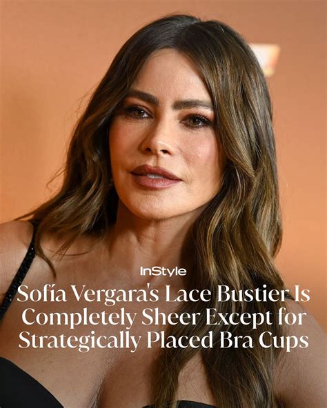 InStyle - Sofía Vergara has made a daring corset top a permanent