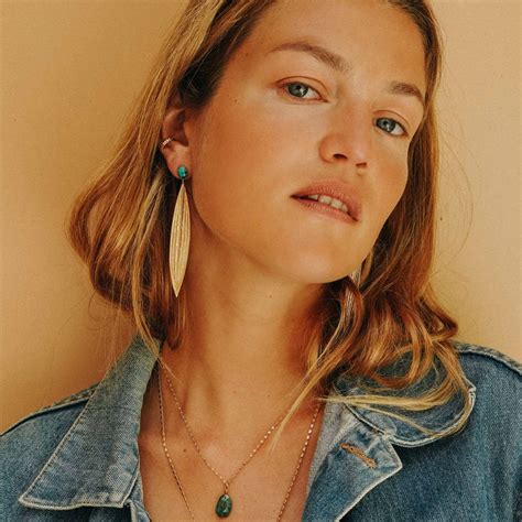 Boucles KINFOLK Nacre - Apache Bijoux