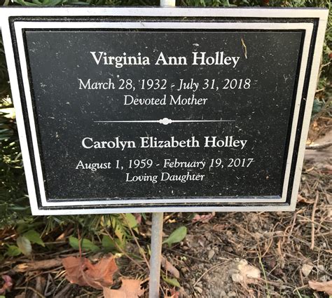 Virginia Ann Urban Holley (1932-2018) - Find a Grave-gedenkplek