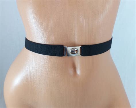 Black Elastic Belt Elastic Waist Belt Woman Waist Belt Cinched | Etsy