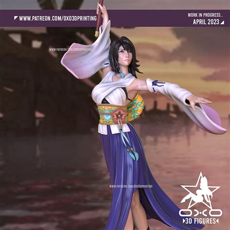 3D file Yuna from Final Fantasy 🎮・Design to download and 3D print・Cults