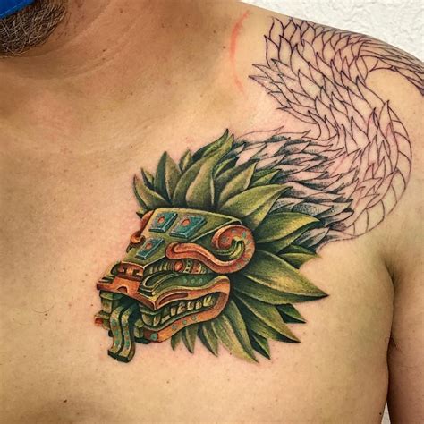 Quetzalcoatl Tattoo Design