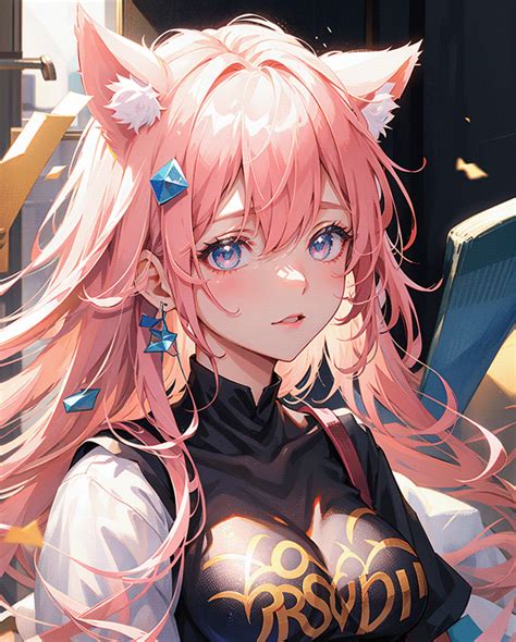 Cat ear Waifu :: Behance