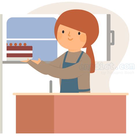 bake (เบค) แปลว่าอะไร? ดูความหมาย ภาพประกอบ ตัวอย่างประโยค | ENGDICT.COM
