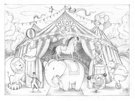 Circus Illustrations - Richard Johnson Illustrator