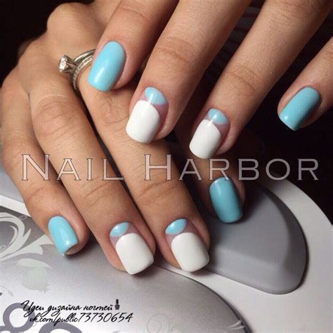 Небесный маникюр | Nails, Beauty