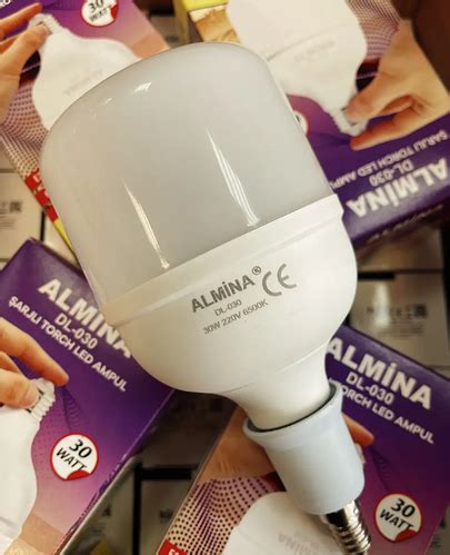 Купить Лампа на аккумуляторах для дома аварийная лампочка Almina dl-030 ...