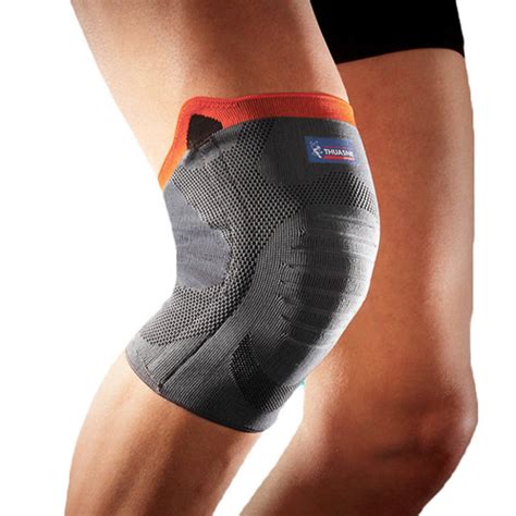 Эластичный бандаж на колено усиленный Sport Reinforced 0354 с ребрами ...
