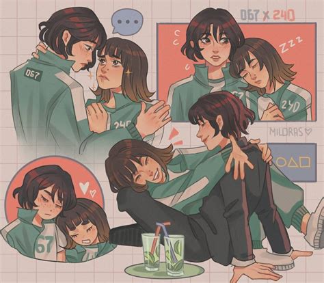 イカゲームの写真と絵、このシリーズに基づく270枚の画像