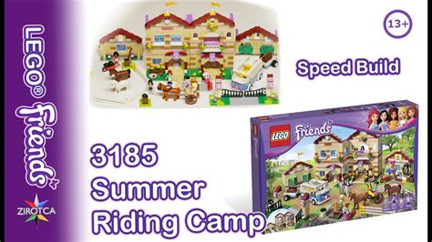 LEGO Friends 3185 - Summer Riding Camp - Speed Build Video 4K - YouTube