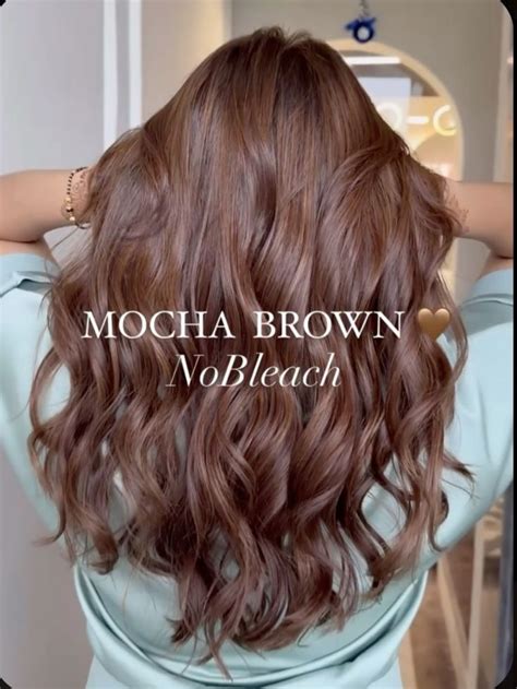 rich mocha brown hair color vibrant depth  bleach required