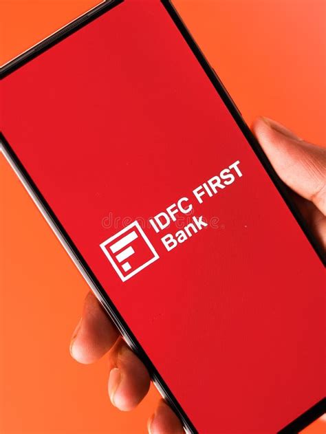 West Bangal, India - October 09, 2021 : IDFC FIRST Bank Logo on Phone ...