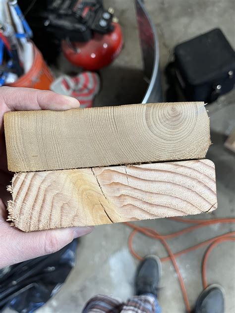 Crazy difference in old vs newer wood. : r/woodworking