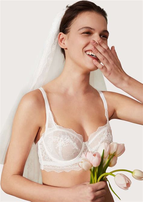 HSIA I Do Floral Lace Bridal Balconette Beautiful Bra for Special Day