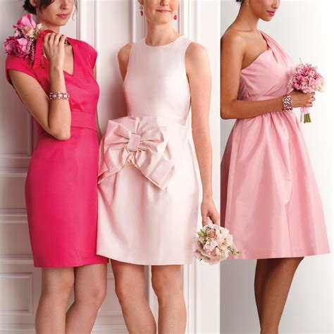 wedding dresses pink color 4