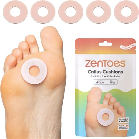 Amazon.com: Comfwalk Callus Cushions Pads, 60-Count, Prevents Calluses