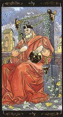 King of Pentacles (Король Пентаклей) in 2024 | Tarot, Pentacle, Painting