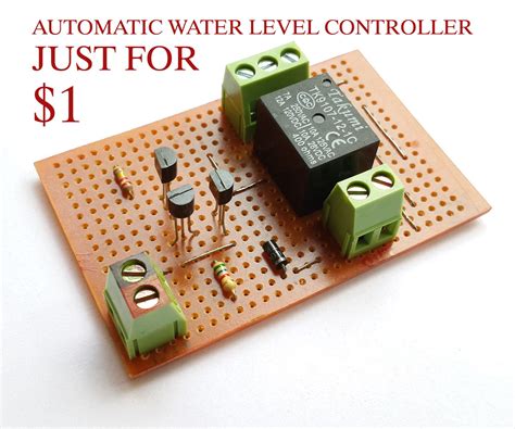 automatic water level controller  steps  pictures