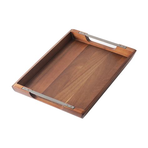 Metal Handle Serving Tray with Handles 1 – DOFIRA