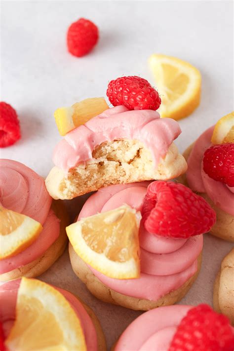 Lemon Raspberry Cookies - Sweets by Elise