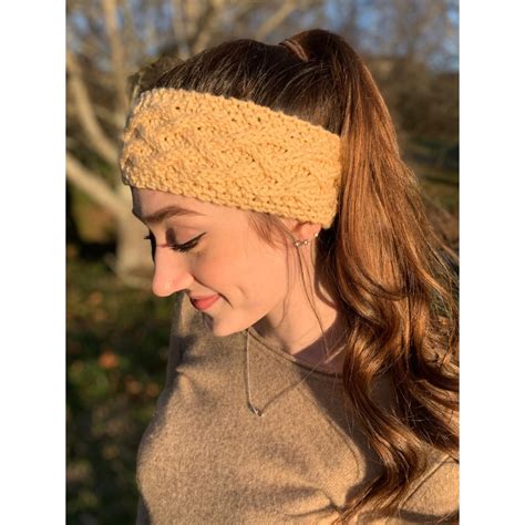 Cable Knit Headband Pattern, Instant Download, PDF, Printable, Handmade ...