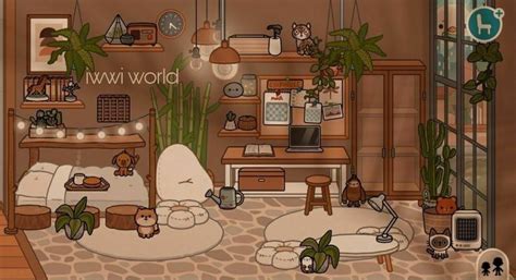 Toca boca room idea | Оранжевый дом, Комнатные идеи, Фотохолст