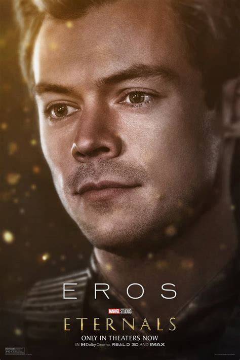 First Look At Harry Styles Eternals Poster & He Is Dazzling - Capital