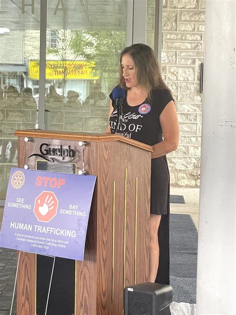 2023 Eradicating Human Trafficking Flag Raising | Rotary Club of Guelph