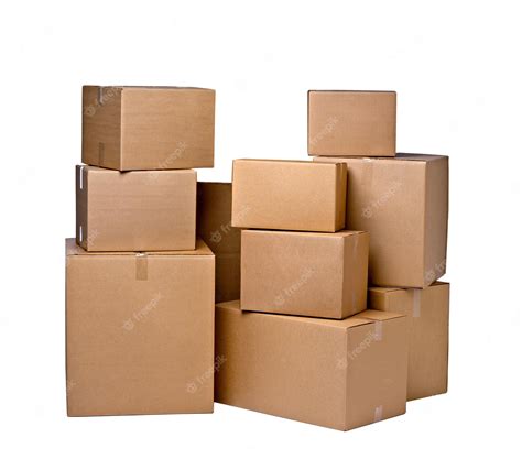 Premium Photo | Cardboard boxes isolated