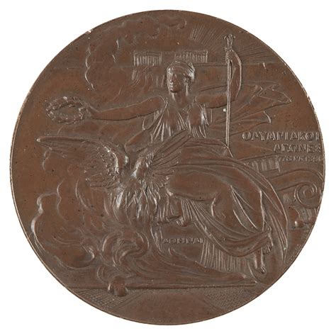 Athens 1896 Olympics Bronze Participation Medal | RR Auction