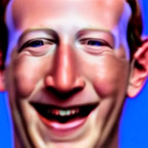 extremely zoomed-in photo of sad Mark Zuckerberg with | Stable Diffusion